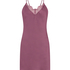 Satin Slip Dress, Purple