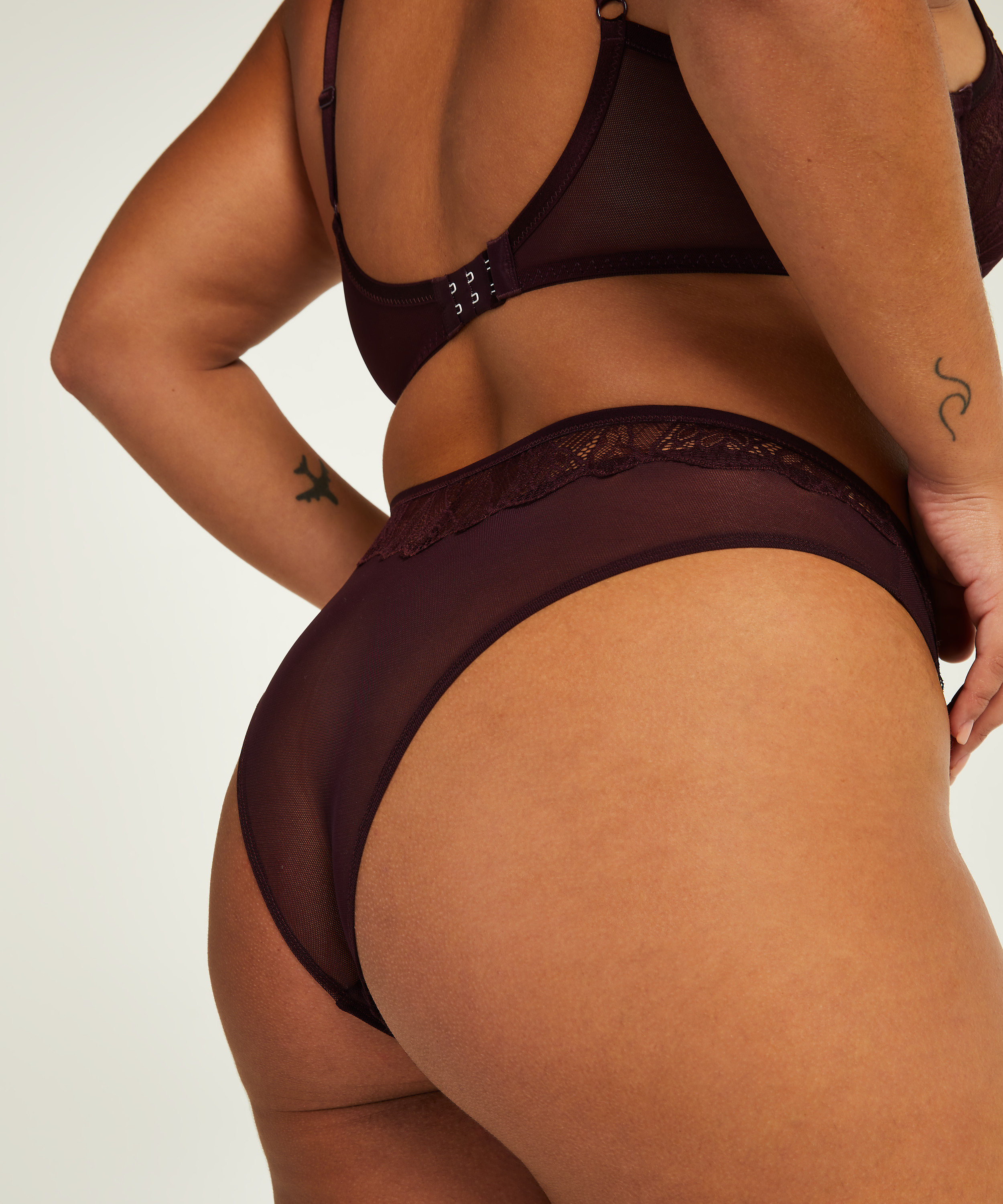 Mel High Leg Brazilian I AM Danielle, Purple, main