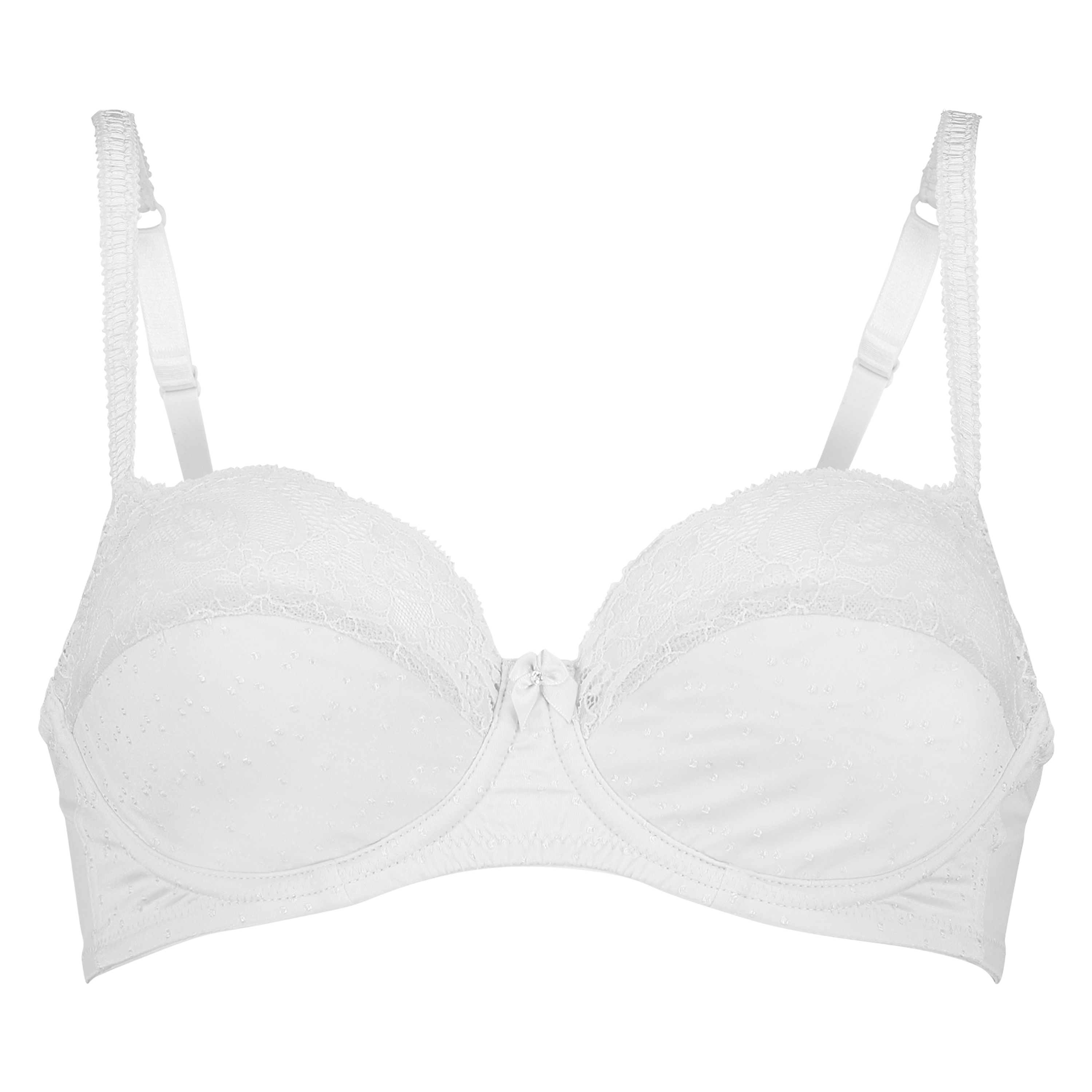 Sophie Non-Padded Underwired Bra, White, main