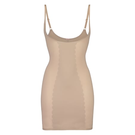 Sculpting scallop dress - Level 3, Beige