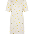 Round Neck Nightshirt, White