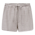 Pyjama Shorts Striped Jersey, White