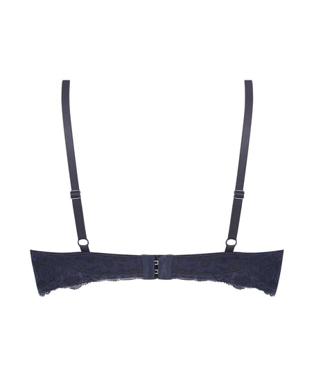 Marine Padded Underwired Bra, Blue