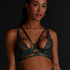 Lyra Non-Padded Longline Underwired Bra, Green