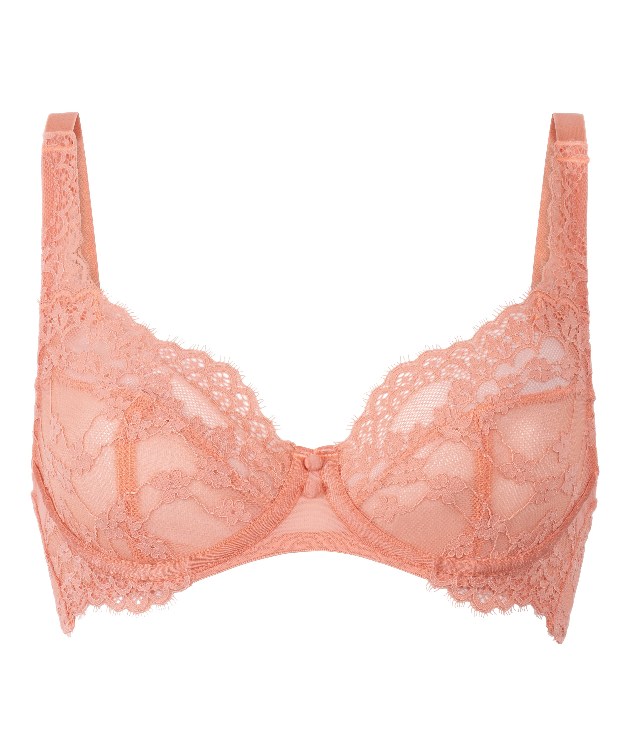 Daisy Non-Padded Underwired Bra, Pink, main