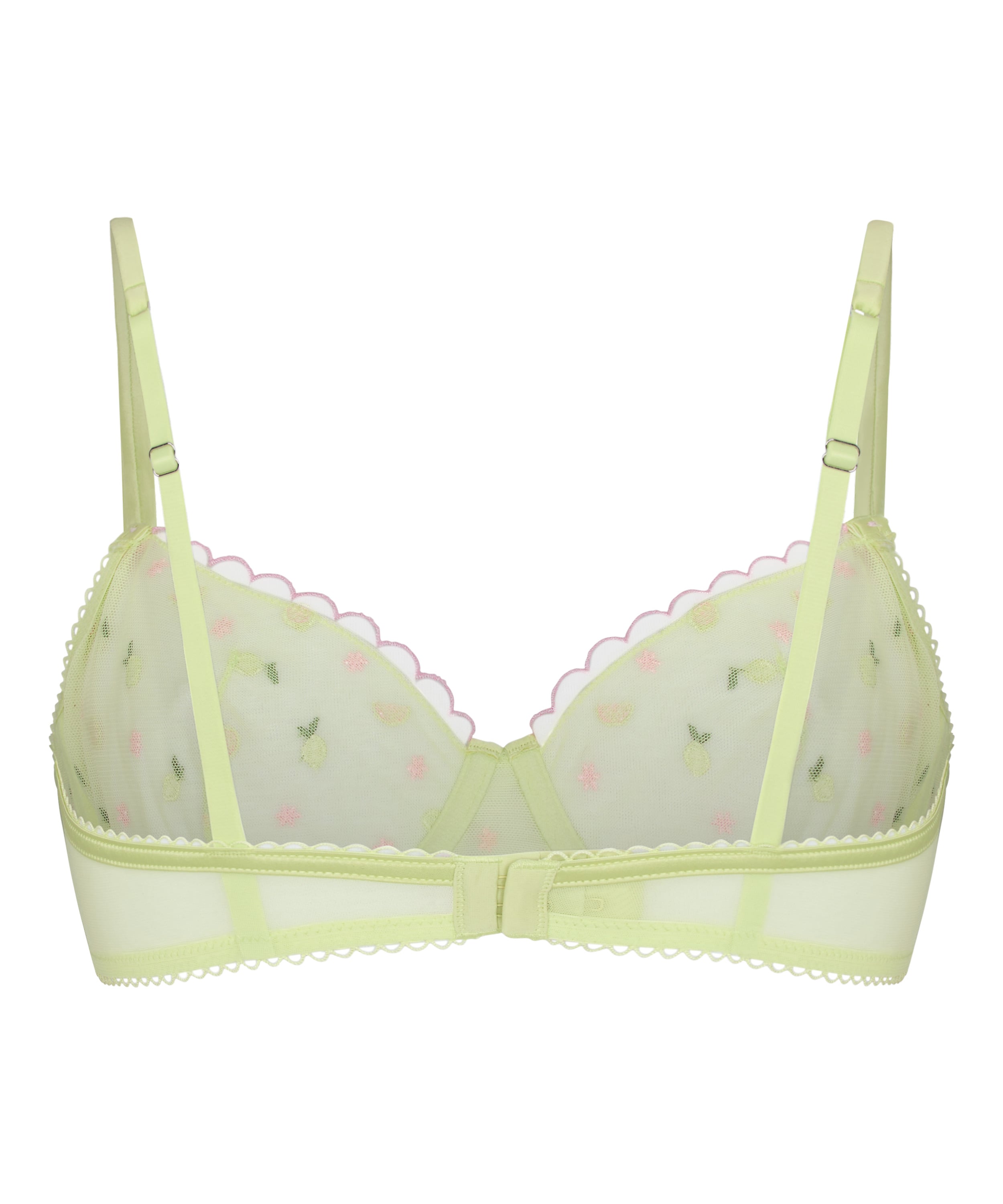 Non-Padded Underwired Bra Harriet, Green, main