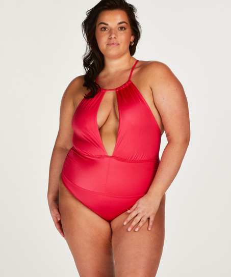 Grenada High Leg Swimsuit, Pink