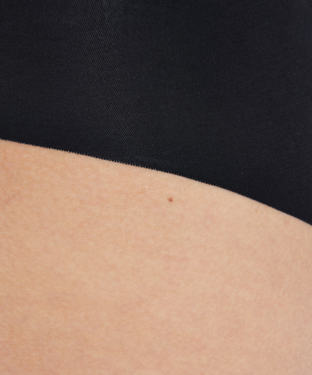 Invisible cotton knickers, Black