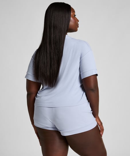 Essential Jersey Short-Sleeved Jacket, Blue