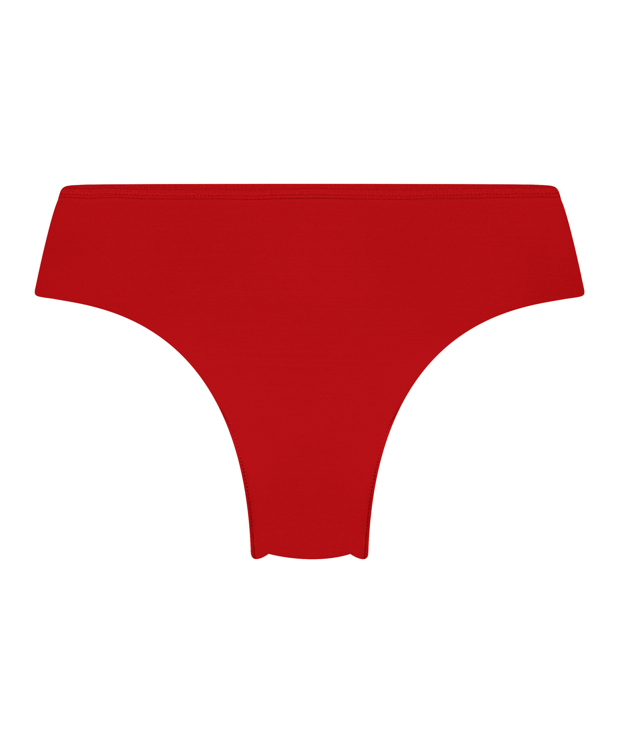 Invisible Lace Back Brazilian, Red
