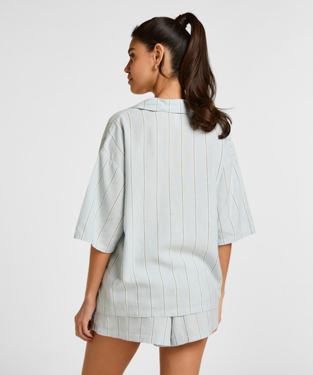 Short Linen, Blue