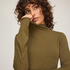 super soft Turtleneck shirt with Cashmere, Green