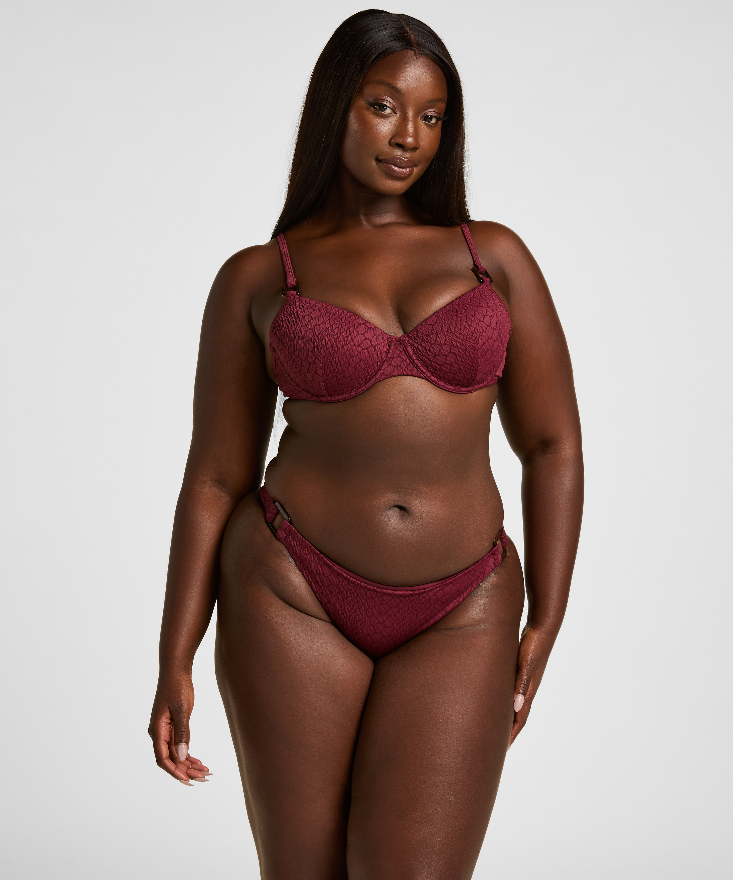 Padded Underwired Bikini Top Aruba, Purple, main