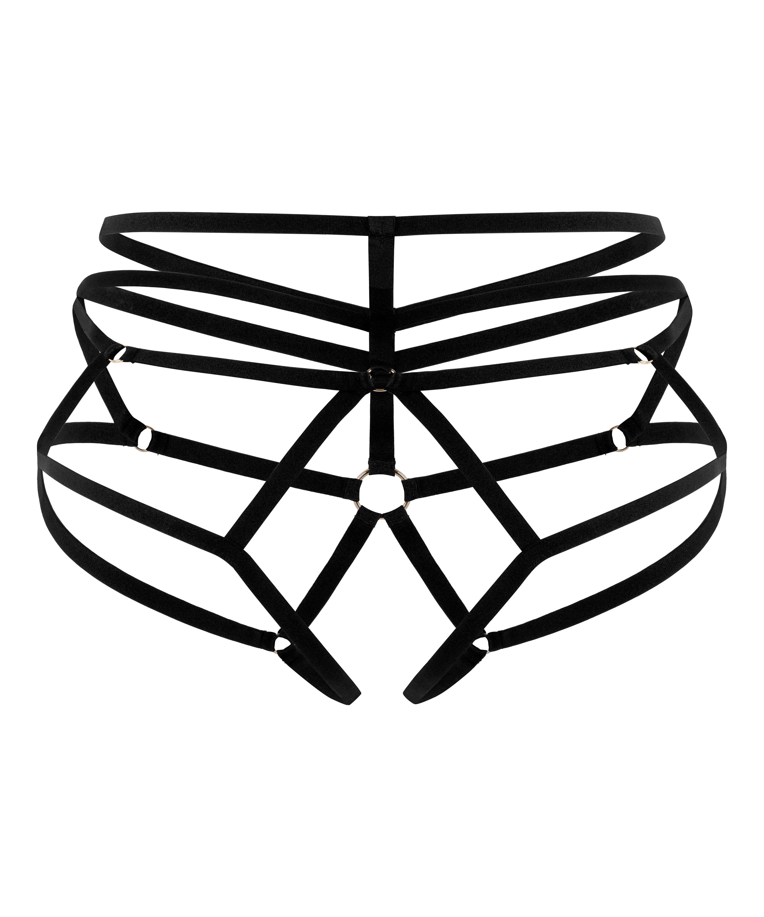 Elastic Open Brief, Black, main