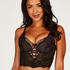 Kimberley Padded Longline Underwired Bra, Black