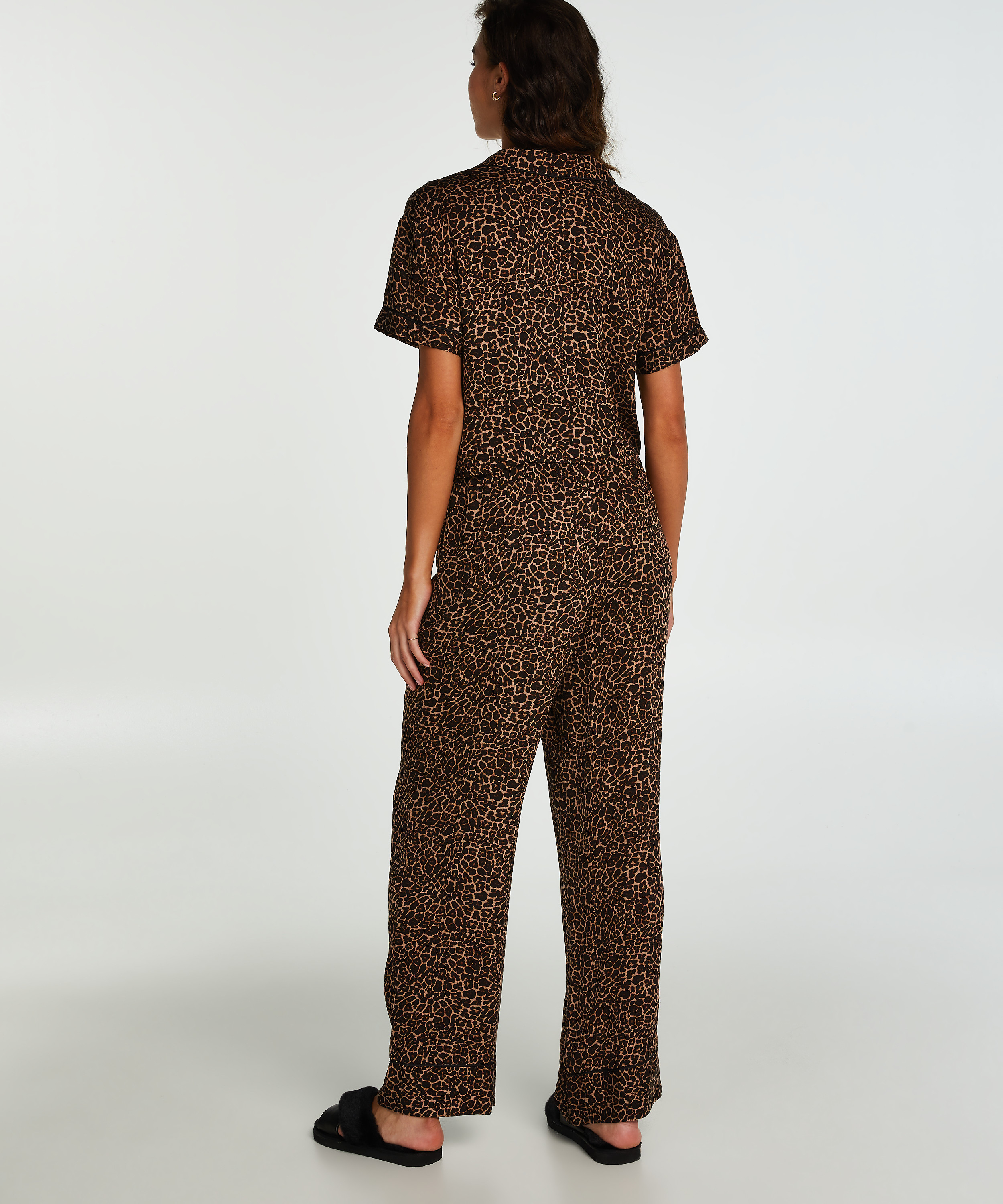 Pyjama Top, Black, main