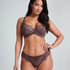 Daisy Non-Padded Underwired Bra, Brown
