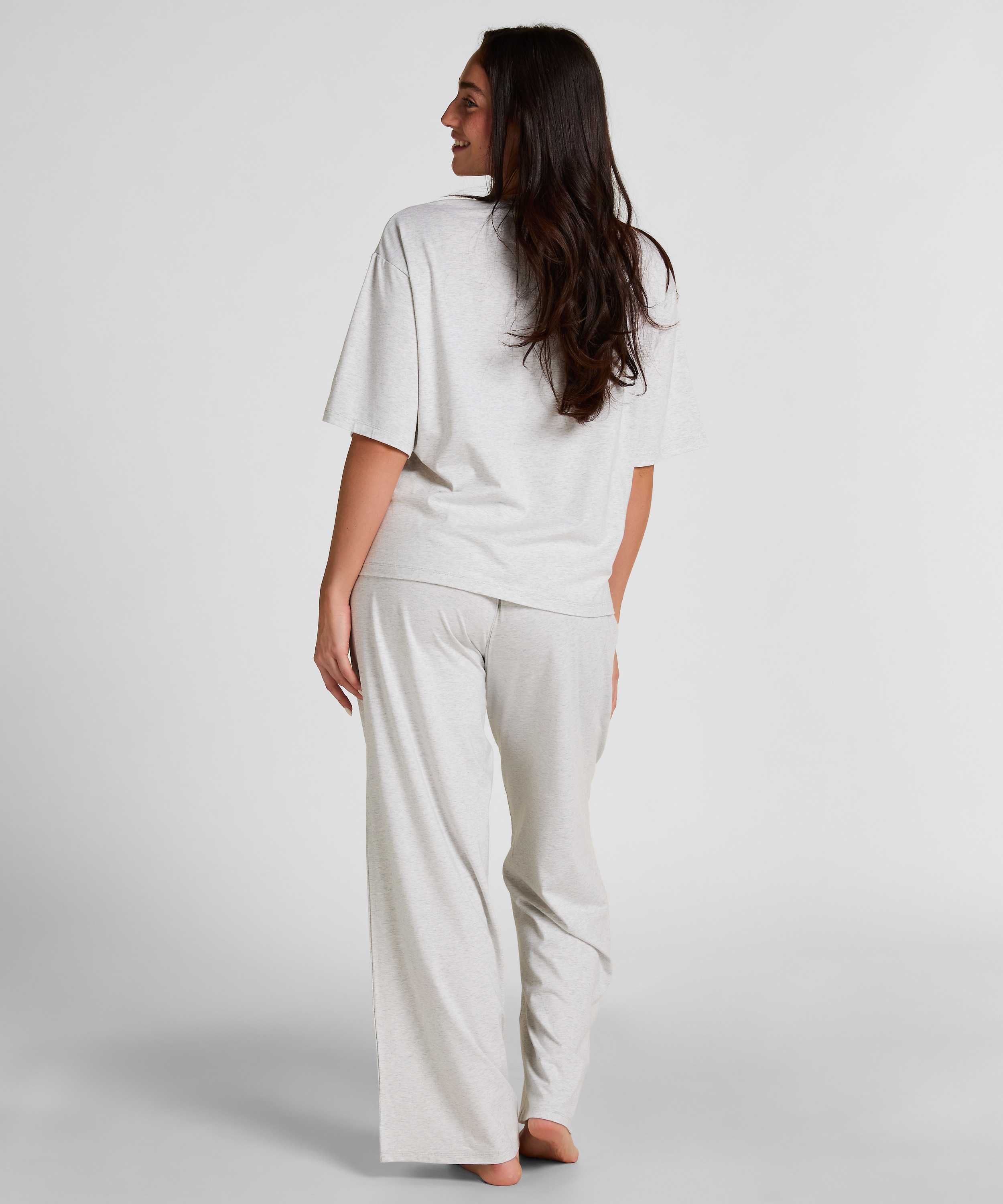 Pyjama Pants Loose , Gray, main