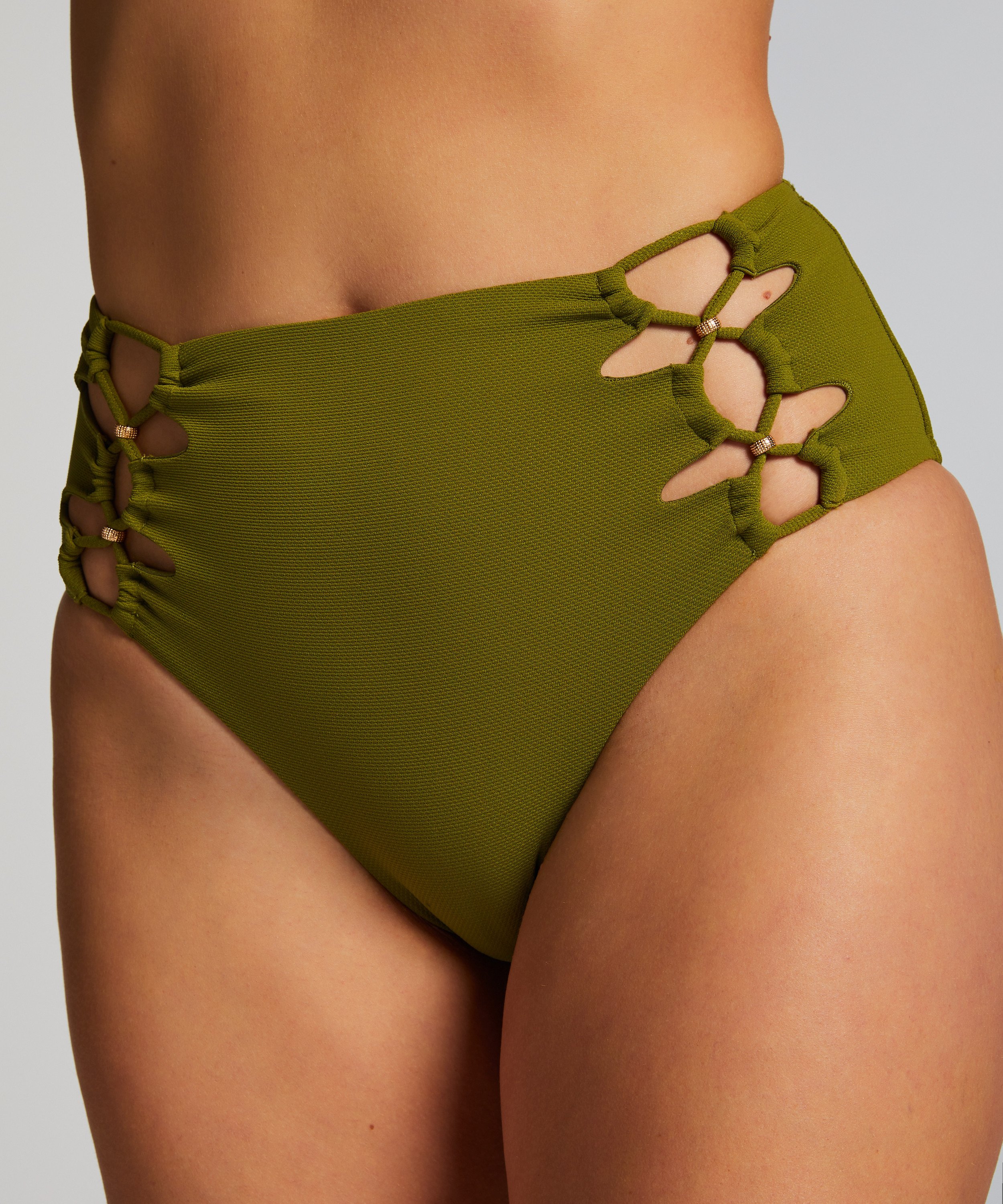 Holbox Rio Bikini Bottoms, Green, main