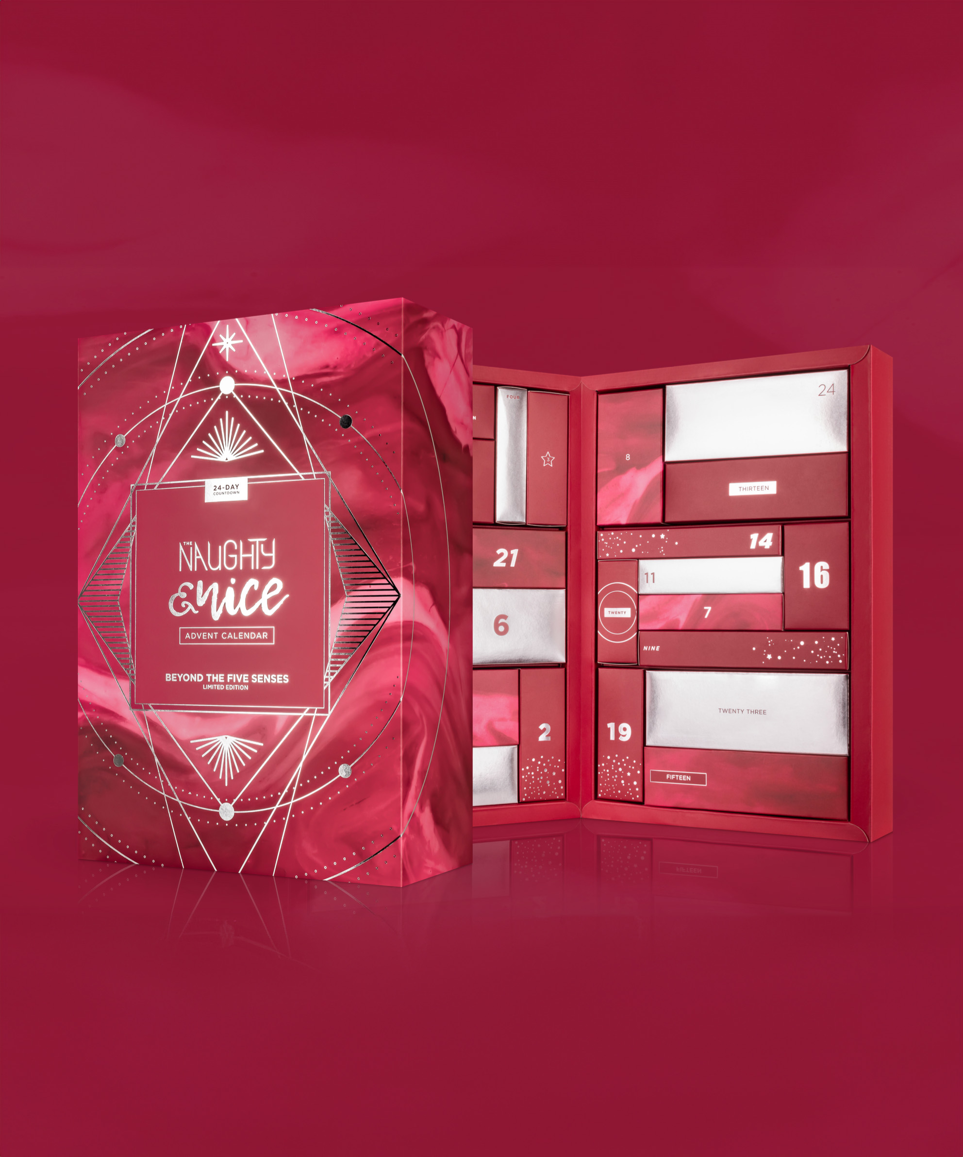 Private Naughty & Nice Advent calendar, Red, main