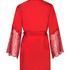 Satin Kimono, Red