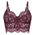 Jamie Non-Padded Underwired Longline Bra, Purple