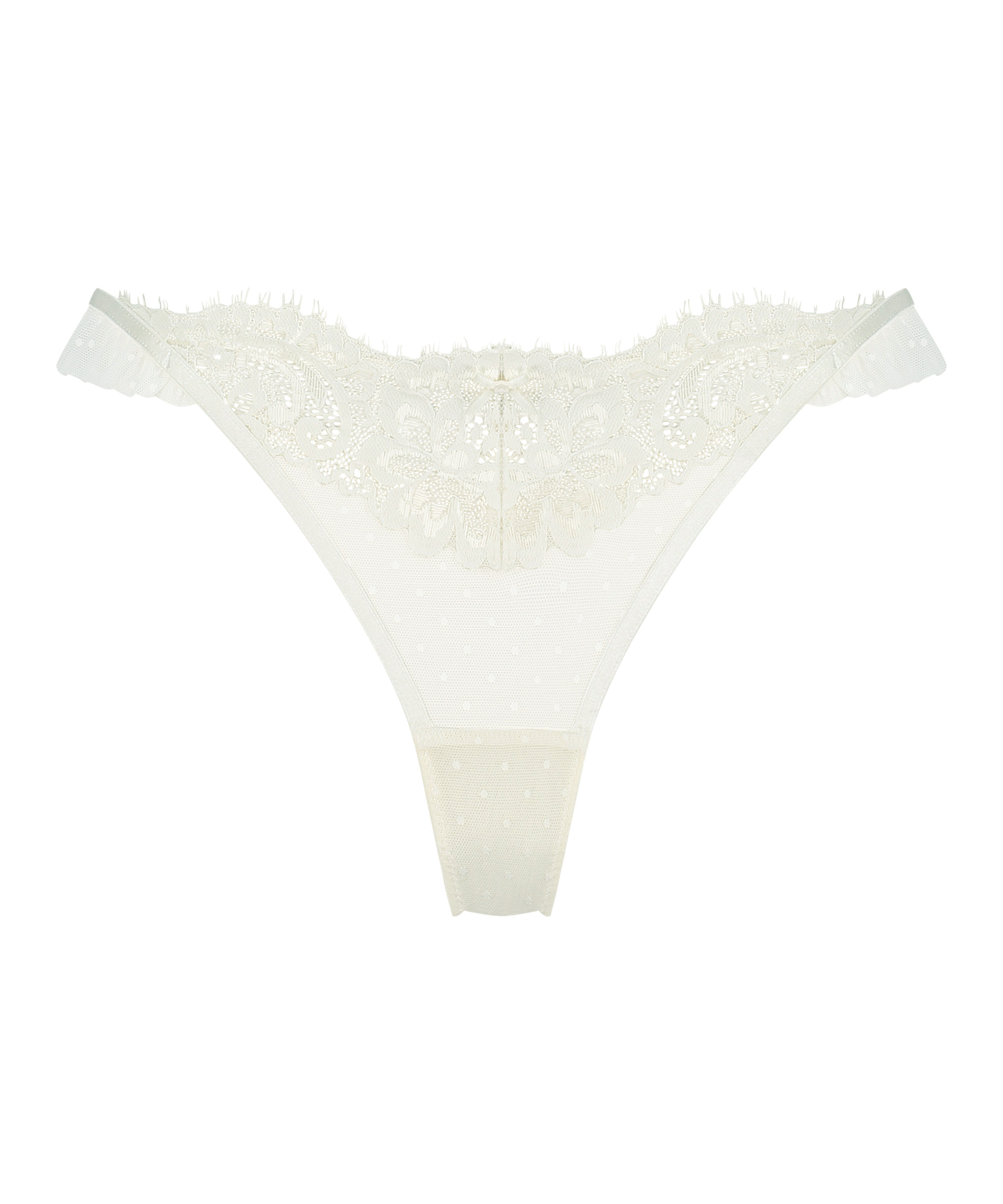 Harmony Highleg Thong, White, main