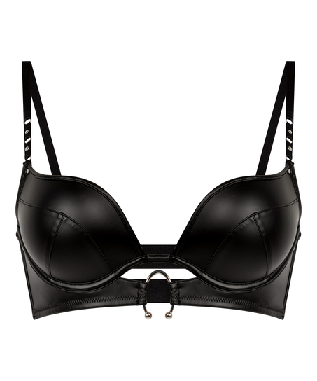 Zelda Push-Up Bra, Black