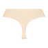 High Waisted Thong Smooth, Beige