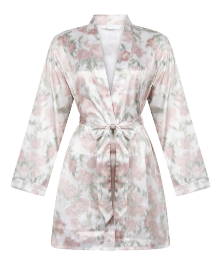 Floral Kimono, White