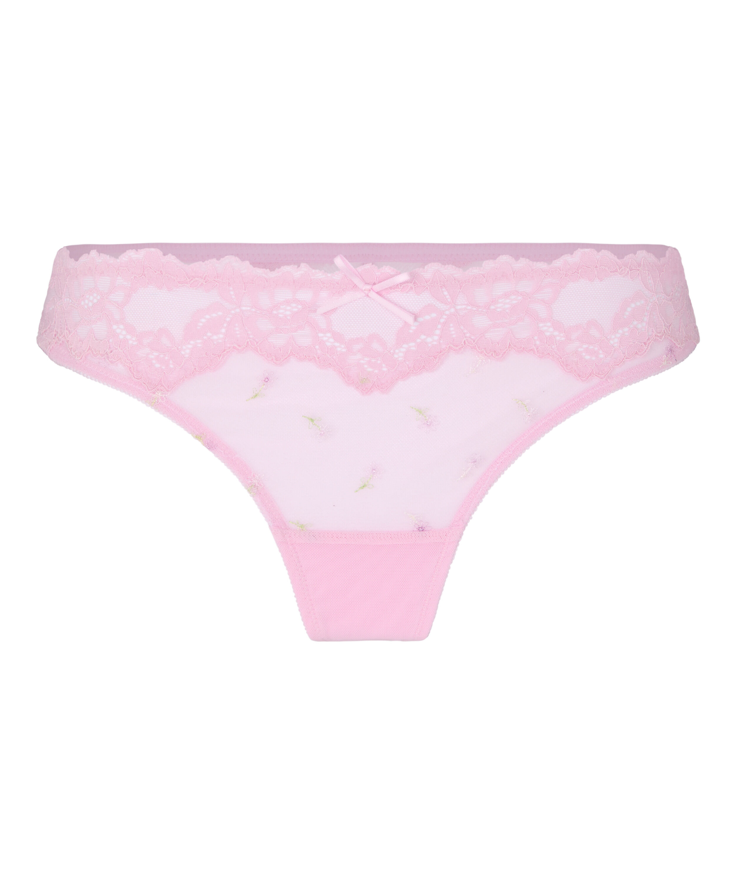 Highleg Thong Camellia, Pink