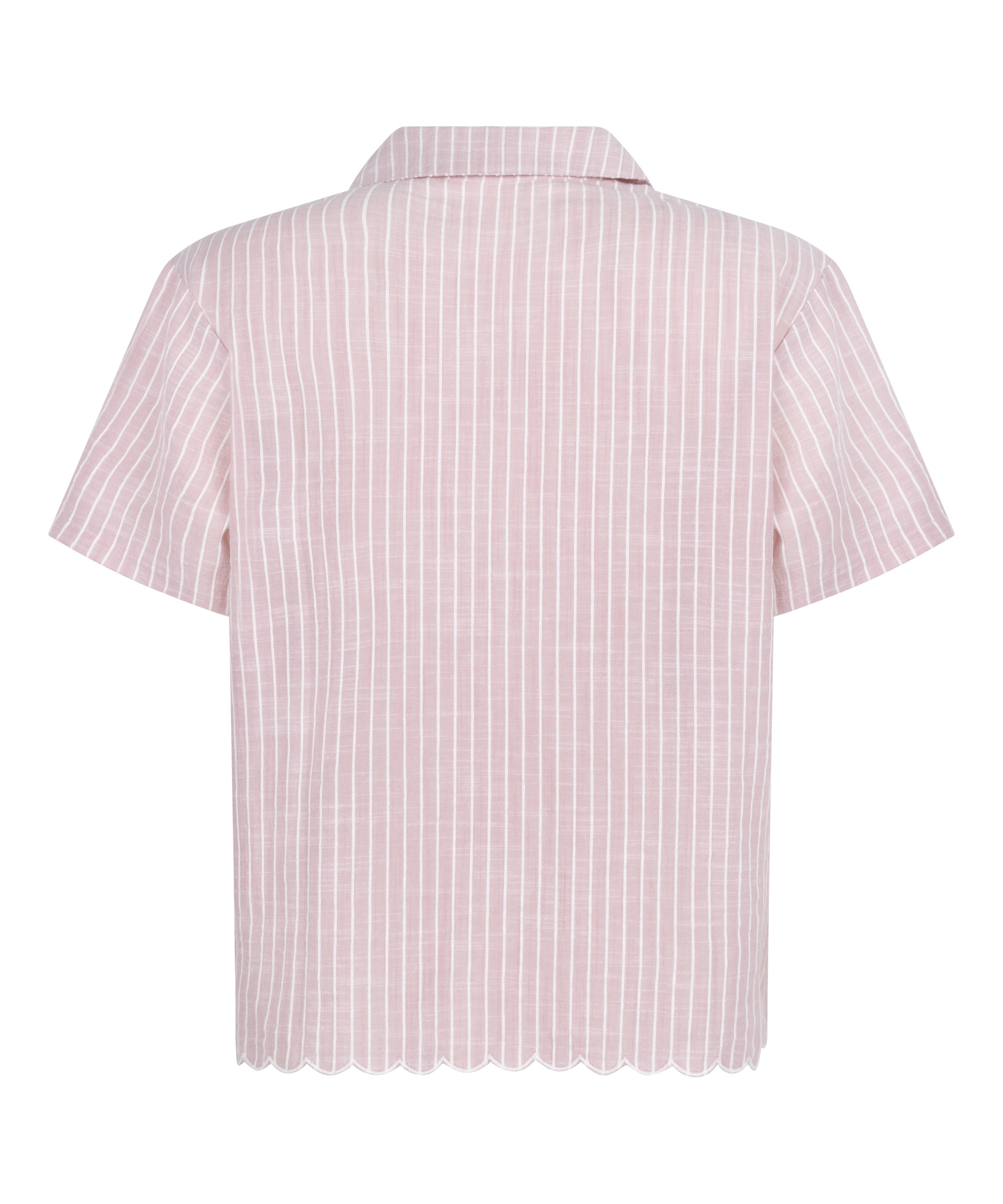 Striped Pyjama Jacket, Pink, main