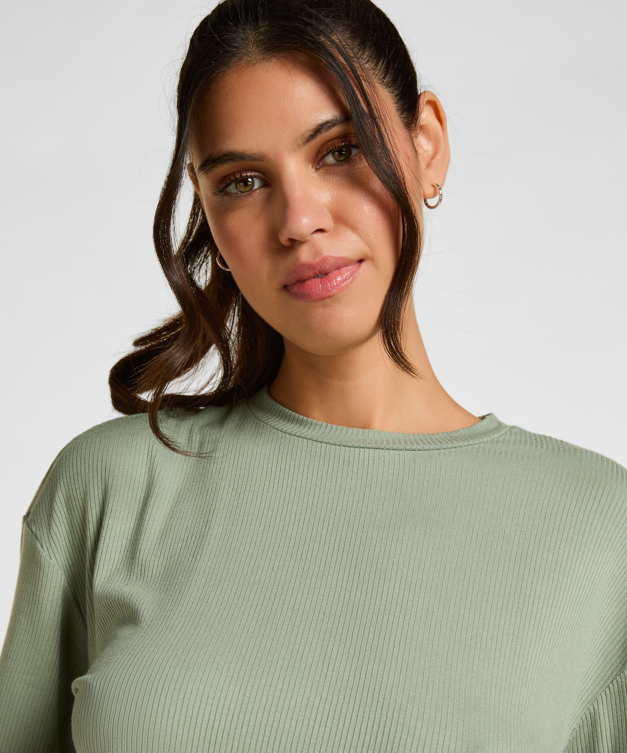 Pyjama Shirt, Green, main