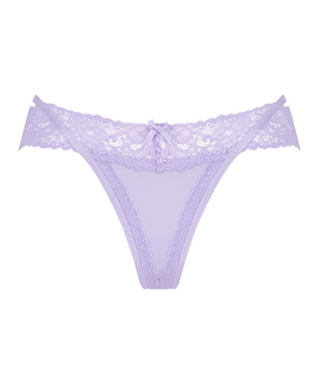 Elliena Extra Low V Thong, Blue