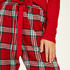 Petite Twill Check Pyjama pants, Red