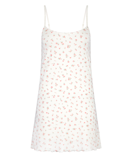 Slipdress Pointelle, White