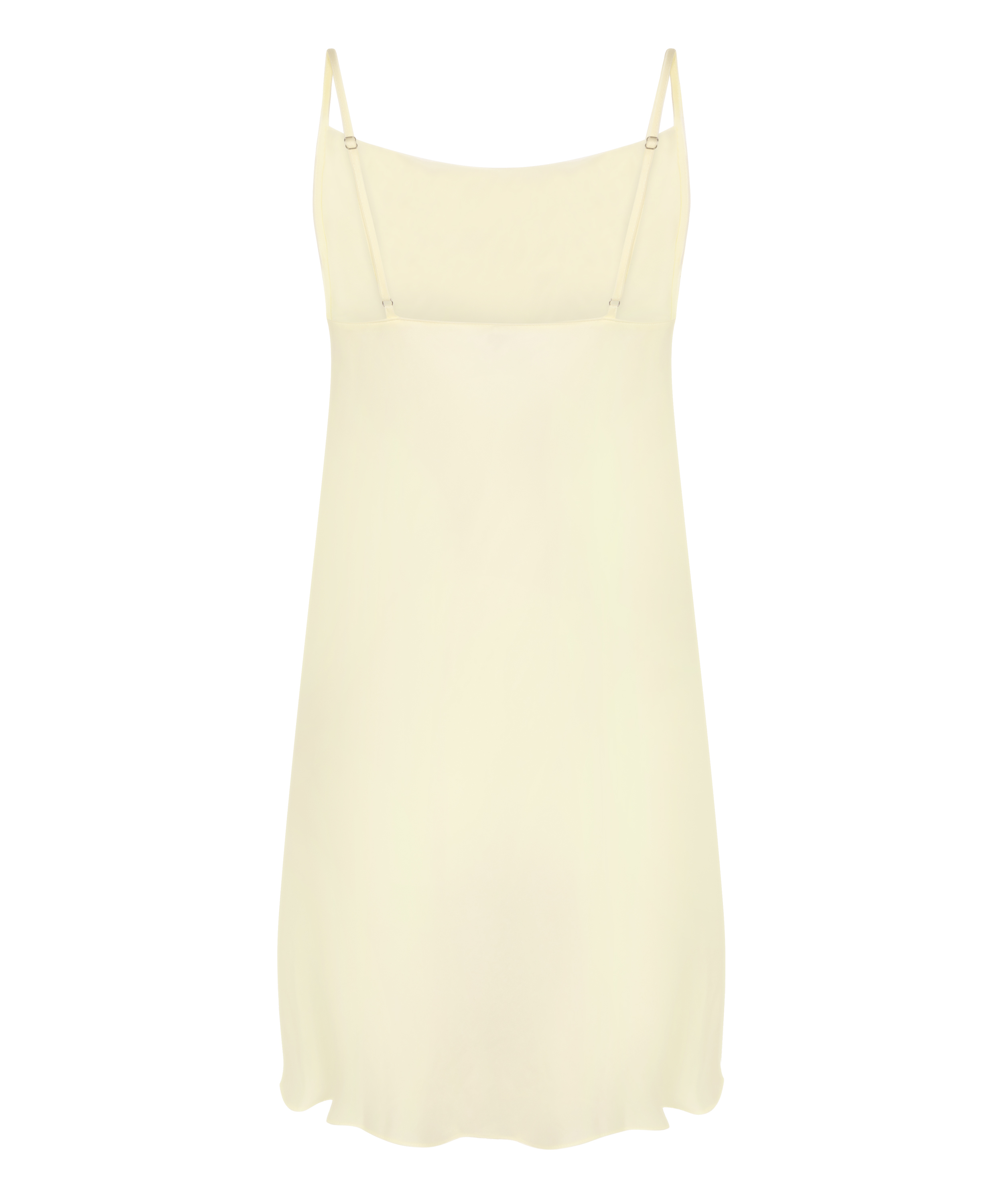 Slipdress Satin Minimal, Yellow, main