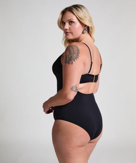 Neoprene Swimsuit, Black