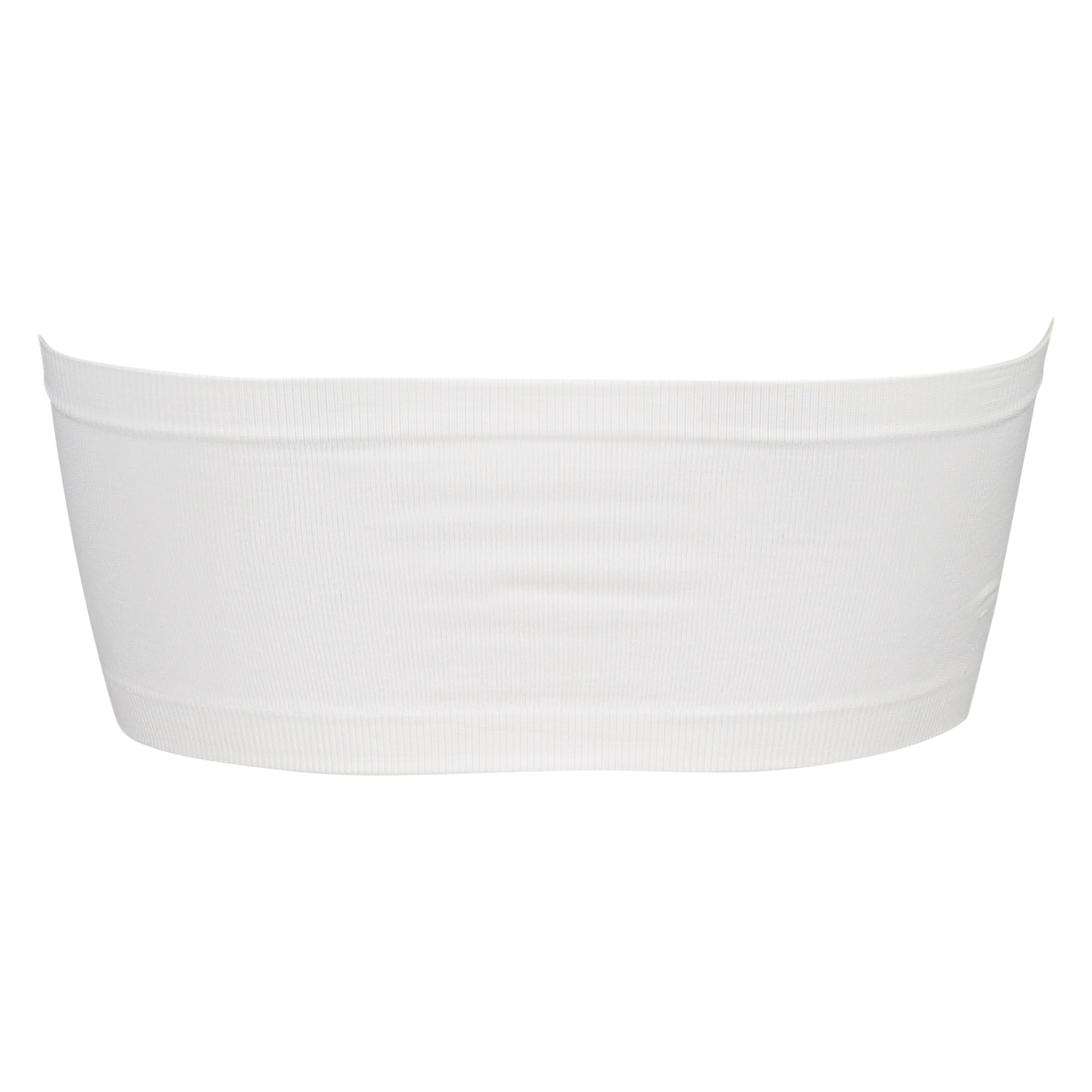 Seamless bandeau top, White, main