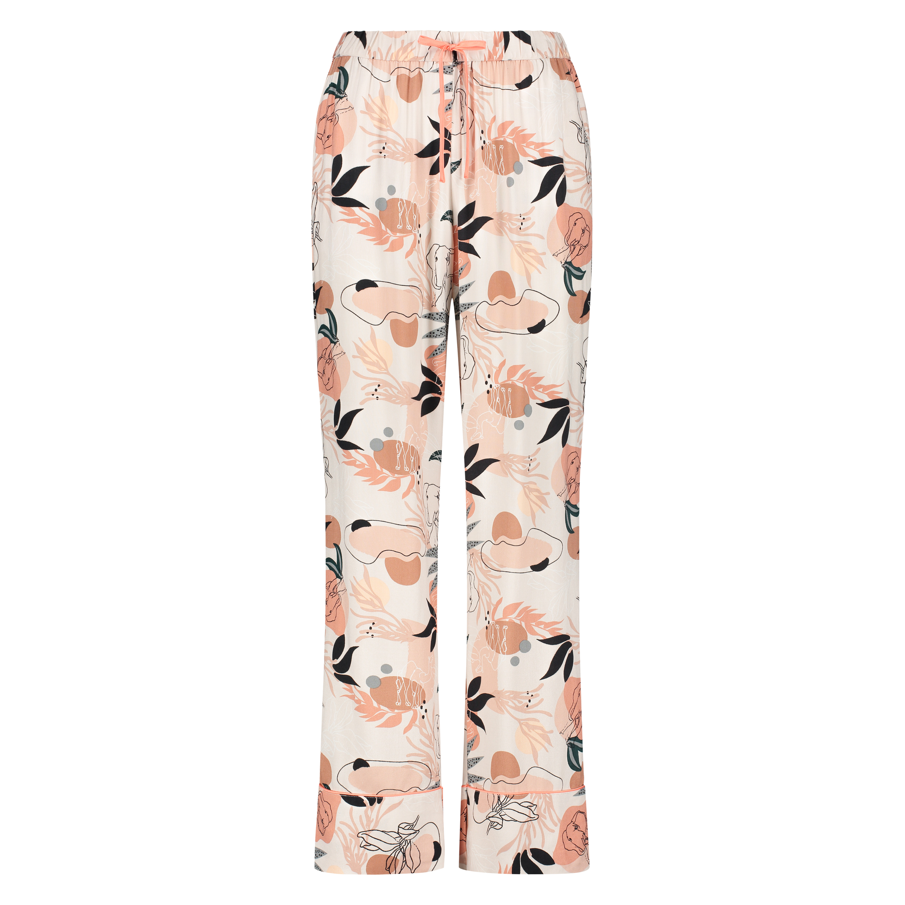 Woven Pyjama Bottoms, Pink, main