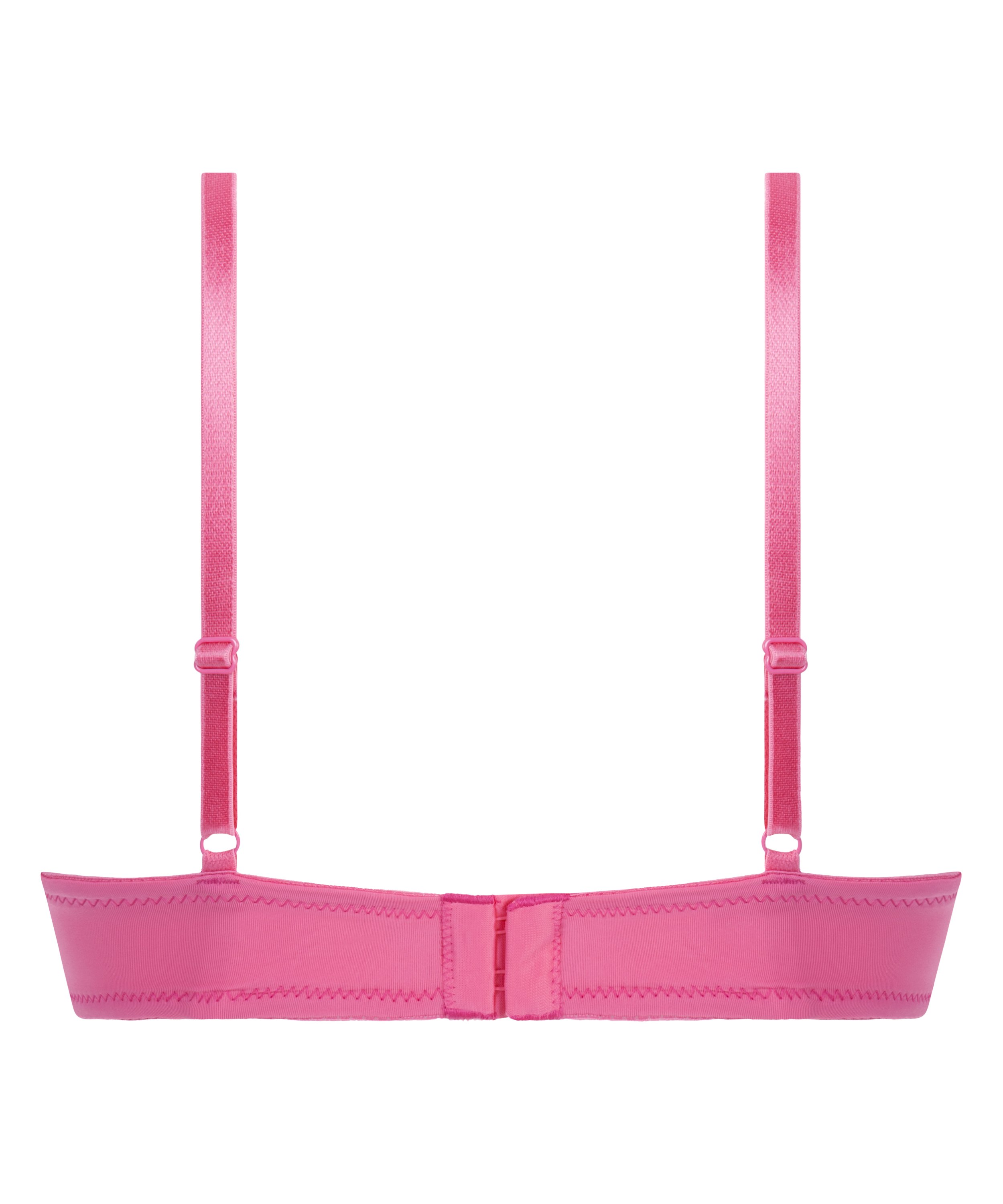 Plunge Padded Underwired Bra, Pink, main