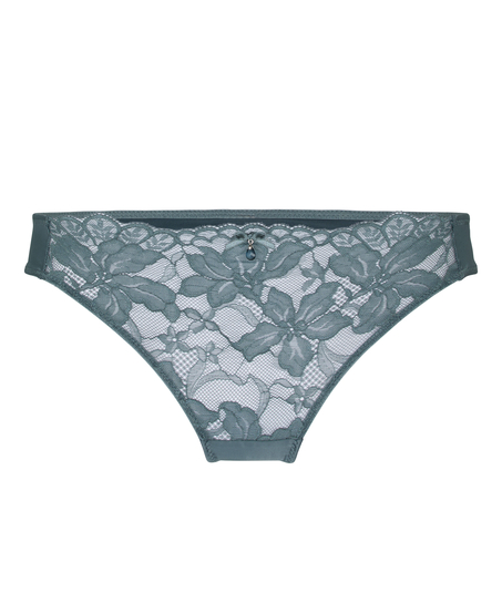 Highleg Thong Viktoria, Blue