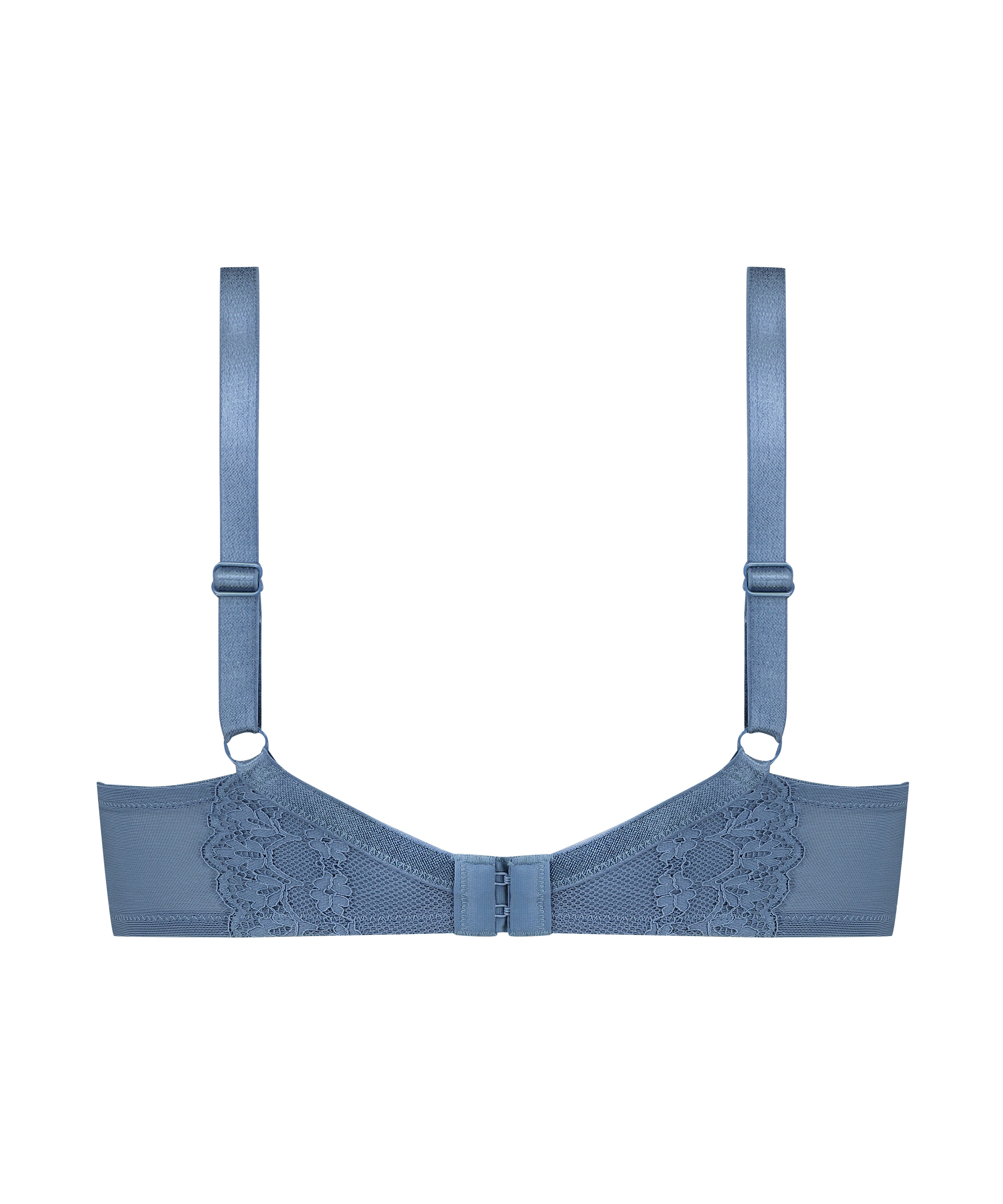 Daisy Non-Padded Underwired Bra, Blue, main