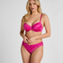 Lace & Shine Padded Underwired Bra, Pink