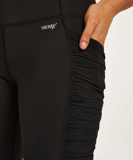 HKMX high waisted bike shorts, Black