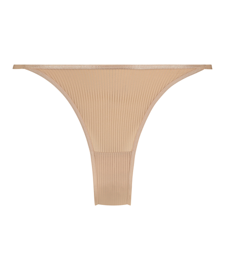 Kaiden High Leg Brazilian, Beige