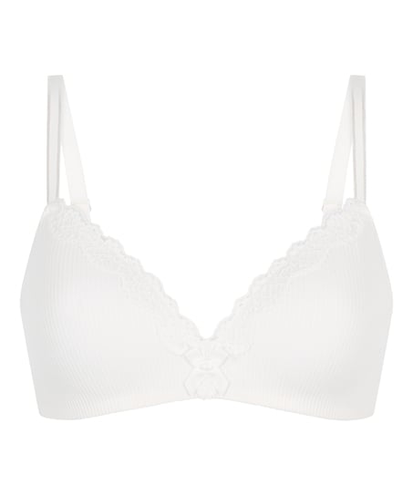 Lola Padded Non-Wired Bra, White