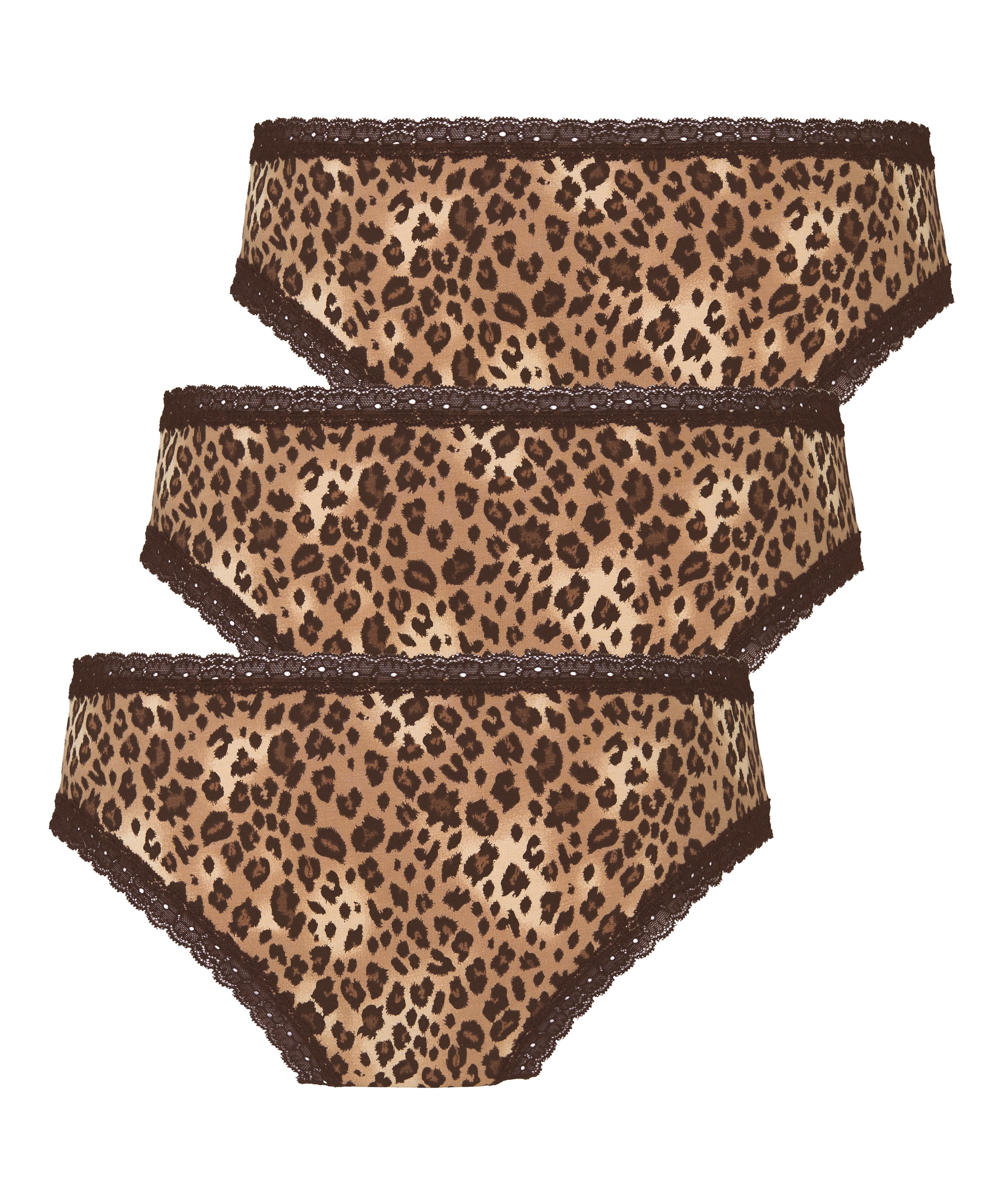 Multipack Cotton Brazilian, Brown, main