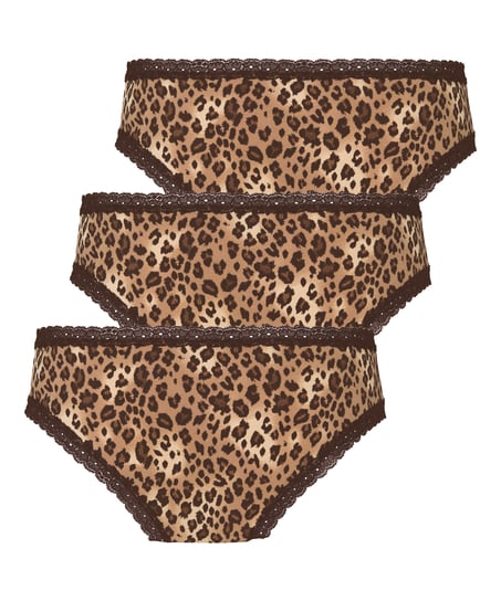 Multipack Cotton Brazilian, Brown