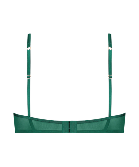Iggy Half-Padded Underwired Longline Bra, Green